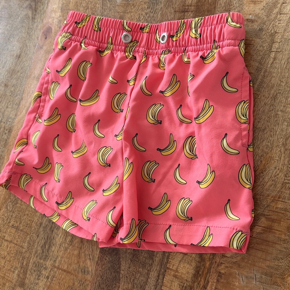 Banana Swimming Shorts With Pockets